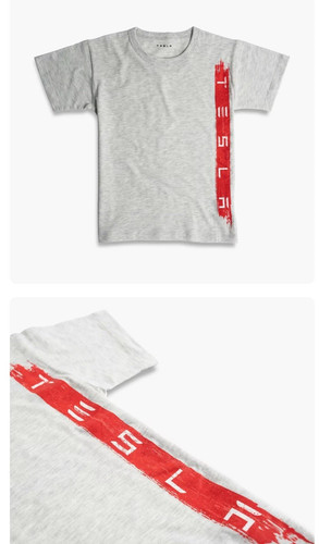 Tesla gray kids - tesla, racing
